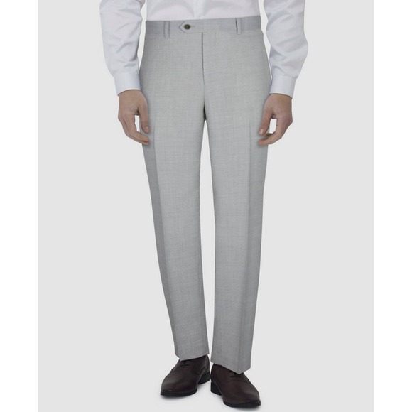Tallia Men Slim Fit Suit Pants Gray Size 40X32